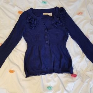 DKNY JEANS blue cardigan